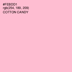 #FEBDD1 - Cotton Candy Color Image